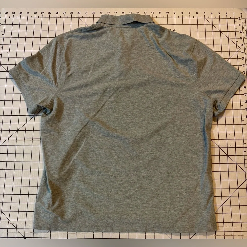 J. Crew‎ Men’s Size XL Grey Flex Pique Polo Shirt